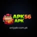 APK56 APK logo with slot machine and casino theme, representing Android gaming and entertainment