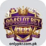 804Slot Game logo showing online slot gaming and earning app with casino theme