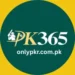 PK365 Game logo with green background, featuring a stylized cricket player icon and bold PK365 text in gold and white.