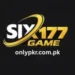 SIX177 Game logo with bold white and yellow text on a black background, featuring a swoosh design around "SIX