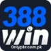 Logo of 388Win Game showing bold blue numbers '388' above white 'Win' text on a dark background, with a small green crescent and star inside the letter 'i'.