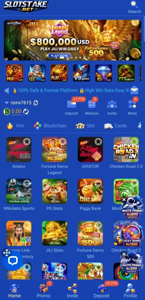 Slotstake Bet Game