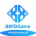 Logo of 88FD Game featuring stylized blue ‘88’ letters with geometric shapes, the text ‘88FDGame’ below, and a curved blue underline.
