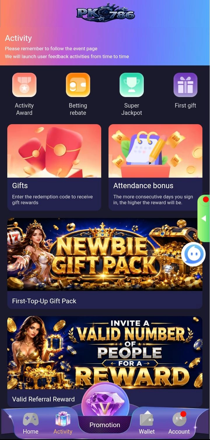 PK786 game home