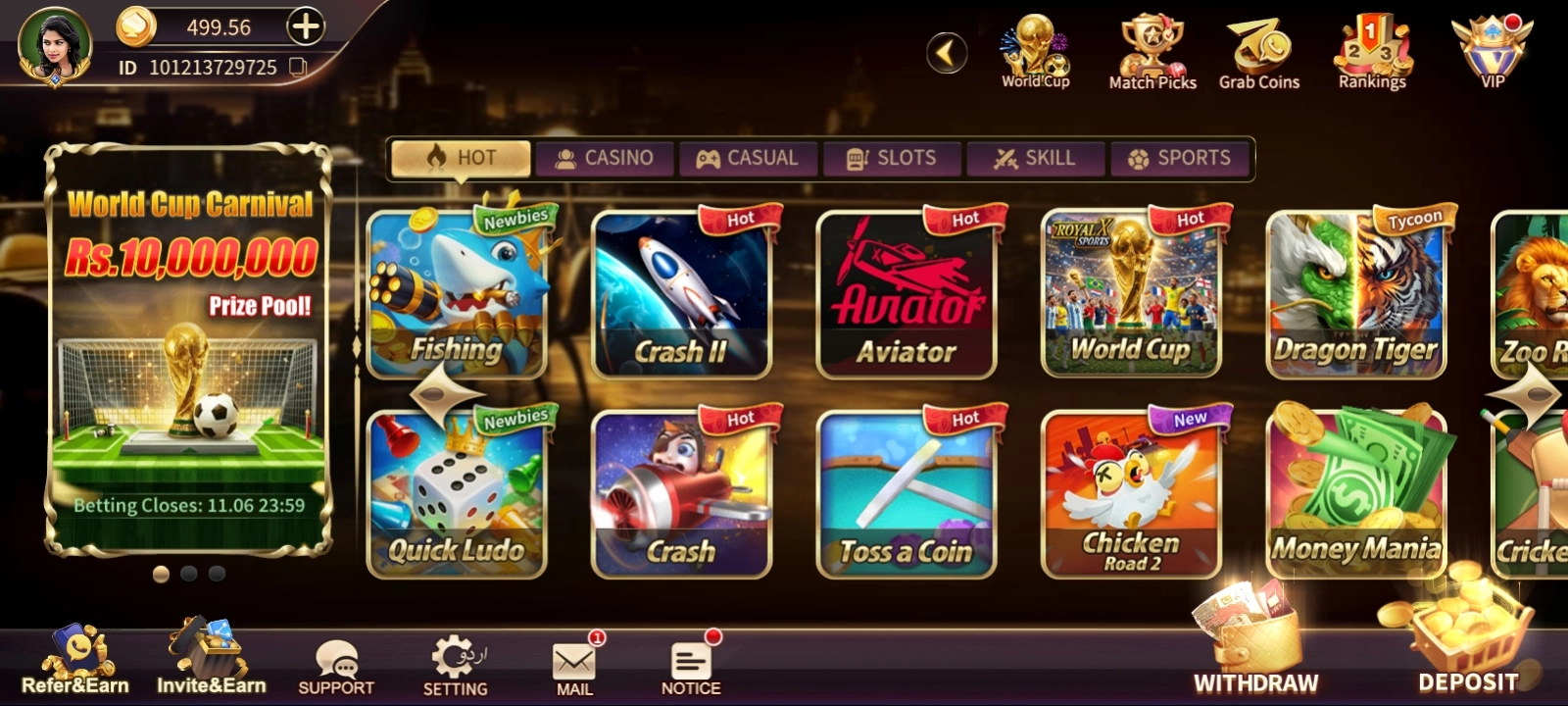 Royalx666 game app