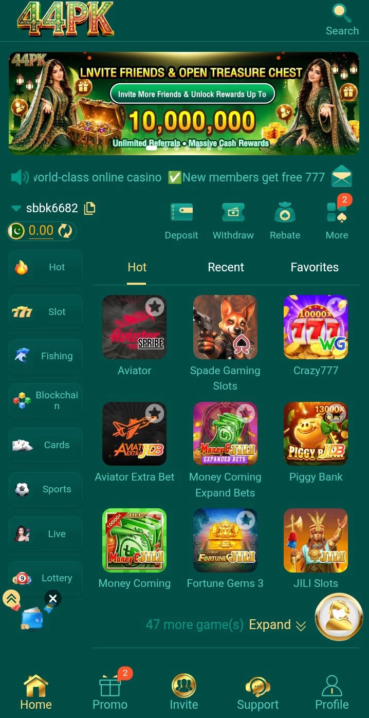 44PK Game home image