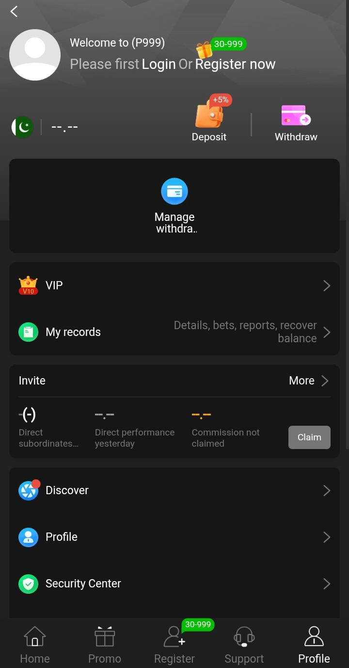 P999 Game profile