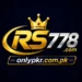 RS778 Game 3D gold and silver logo with crown